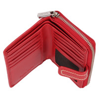 DÁMSKÁ KOŽENÁ PENĚŽENKA LANA ČERVENÁ