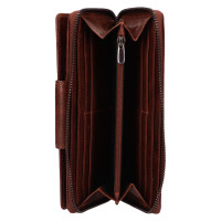 DÁMSKÁ KOŽENÁ PENĚŽENKA ELENA HNĚDÁ