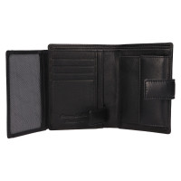 PÁNSKÁ KOŽENÁ PENĚŽENKA ADRIEN ČERNÁ