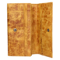 DÁMSKÁ KOŽENÁ PENĚŽENKA FINA ŽLUTÁ