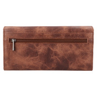 DÁMSKÁ KOŽENÁ PENĚŽENKA FINA HNĚDÁ