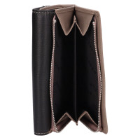 DÁMSKÁ KOŽENÁ PENĚŽENKA JASMINE ŠEDÁ/ ČERNÁ