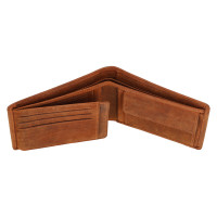 PÁNSKÁ KOŽENÁ PENĚŽENKA WINGS MOTIV HNĚDÁ