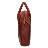 KOŽENÁ BUSINESS TAŠKA LEO HNĚDÁ