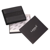 PÁNSKÁ KOŽENÁ PENĚŽENKA LUCIO ČERNÁ