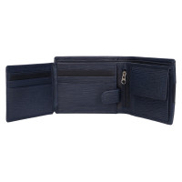 PÁNSKÁ KOŽENÁ PENĚŽENKA LUCIO MODRÁ