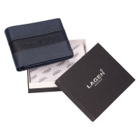 PÁNSKÁ KOŽENÁ PENĚŽENKA LUCIO MODRÁ