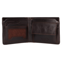 PÁNSKÁ KOŽENÁ PENĚŽENKA OTIS HNĚDÁ