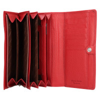 DÁMSKÁ KOŽENÁ PENĚŽENKA CAROLINA ČERVENÁ