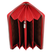 DÁMSKÁ KOŽENÁ PENĚŽENKA RUMI ČERVENÁ