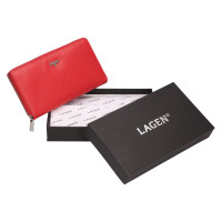 DÁMSKÁ KOŽENÁ PENĚŽENKA RUMI ČERVENÁ