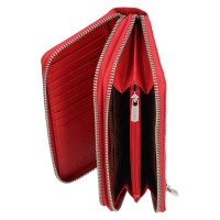 DÁMSKÁ KOŽENÁ PENĚŽENKA MARLENE ČERVENÁ