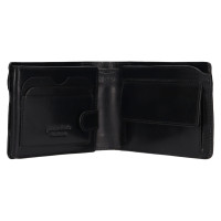 PÁNSKÁ KOŽENÁ PENĚŽENKA TIMO ČERNÁ