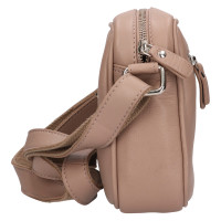 DÁMSKÁ KOŽENÁ KABELKA CLARA BÉŽOVÁ