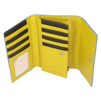 DÁMSKÁ KOŽENÁ PENĚŽENKA AIDA ŽLUTÁ