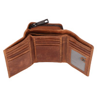 DÁMSKÁ KOŽENÁ PENĚŽENKA ELOISE CAMEL