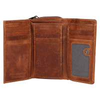 DÁMSKÁ KOŽENÁ PENĚŽENKA ELOISE CAMEL