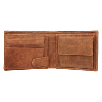 PÁNSKÁ KOŽENÁ PENĚŽENKA DORIAN HNĚDÁ