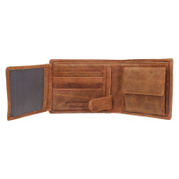 PÁNSKÁ KOŽENÁ PENĚŽENKA DORIAN HNĚDÁ