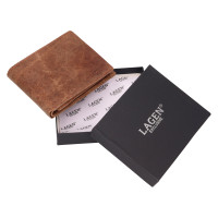 PÁNSKÁ KOŽENÁ PENĚŽENKA DORIAN HNĚDÁ