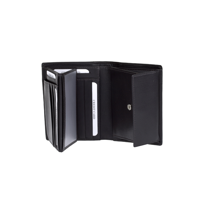 PÁNSKÁ KOŽENÁ PENĚŽENKA DANTE TMAVĚ HNĚDÁ