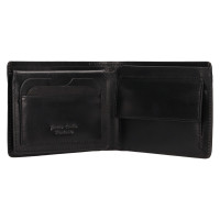 PÁNSKÁ KOŽENÁ PENĚŽENKA GRAY ČERNÁ