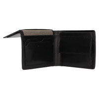 PÁNSKÁ KOŽENÁ PENĚŽENKA GRAY ČERNÁ