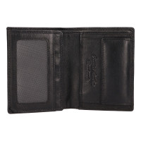 PÁNSKÁ KOŽENÁ PENĚŽENKA LUCIANO ČERNÁ