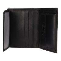 PÁNSKÁ KOŽENÁ PENĚŽENKA LUCIANO ČERNÁ