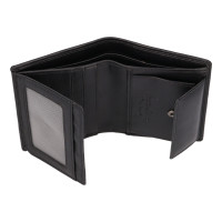 PÁNSKÁ KOŽENÁ PENĚŽENKA LUCIANO ČERNÁ