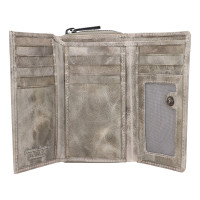 DÁMSKÁ KOŽENÁ PENĚŽENKA ELOISE ŠEDÁ