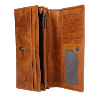 DÁMSKÁ KOŽENÁ PENĚŽENKA SILVIA CAMEL