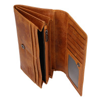 DÁMSKÁ KOŽENÁ PENĚŽENKA SILVIA CAMEL