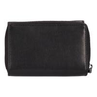 DÁMSKÁ KOŽENÁ PENĚŽENKA ZOE ČERNÁ
