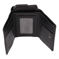 DÁMSKÁ KOŽENÁ PENĚŽENKA ZOE ČERNÁ