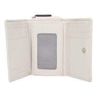 DÁMSKÁ KOŽENÁ PENĚŽENKA ZOE BÍLÁ