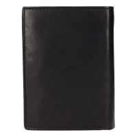 PÁNSKÁ KOŽENÁ PENĚŽENKA ORLANDO ČERNÁ