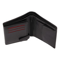 PÁNSKÁ KOŽENÁ PENĚŽENKA ORLANDO ČERNÁ