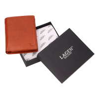 PÁNSKÁ KOŽENÁ PENĚŽENKA ORLANDO COGNAC