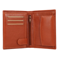 PÁNSKÁ KOŽENÁ PENĚŽENKA ORLANDO COGNAC