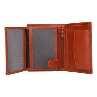 PÁNSKÁ KOŽENÁ PENĚŽENKA ORLANDO COGNAC