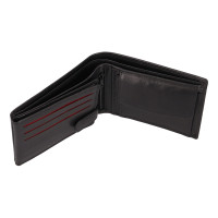 PÁNSKÁ KOŽENÁ PENĚŽENKA NICOLAS ČERNÁ