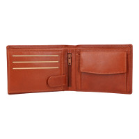 PÁNSKÁ KOŽENÁ PENĚŽENKA NICOLAS COGNAC