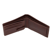 PÁNSKÁ KOŽENÁ PENĚŽENKA MARCEL TMAVĚ HNĚDÁ