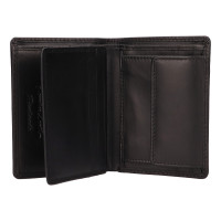 PÁNSKÁ KOŽENÁ PENĚŽENKA LEVI ČERNÁ