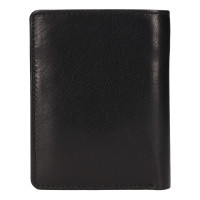 PÁNSKÁ KOŽENÁ PENĚŽENKA QUENTIN ČERNÁ