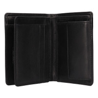 PÁNSKÁ KOŽENÁ PENĚŽENKA QUENTIN ČERNÁ