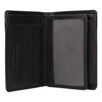 PÁNSKÁ KOŽENÁ PENĚŽENKA QUENTIN ČERNÁ