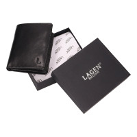 PÁNSKÁ KOŽENÁ PENĚŽENKA QUENTIN ČERNÁ