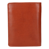 PÁNSKÁ KOŽENÁ PENĚŽENKA QUENTIN COGNAC